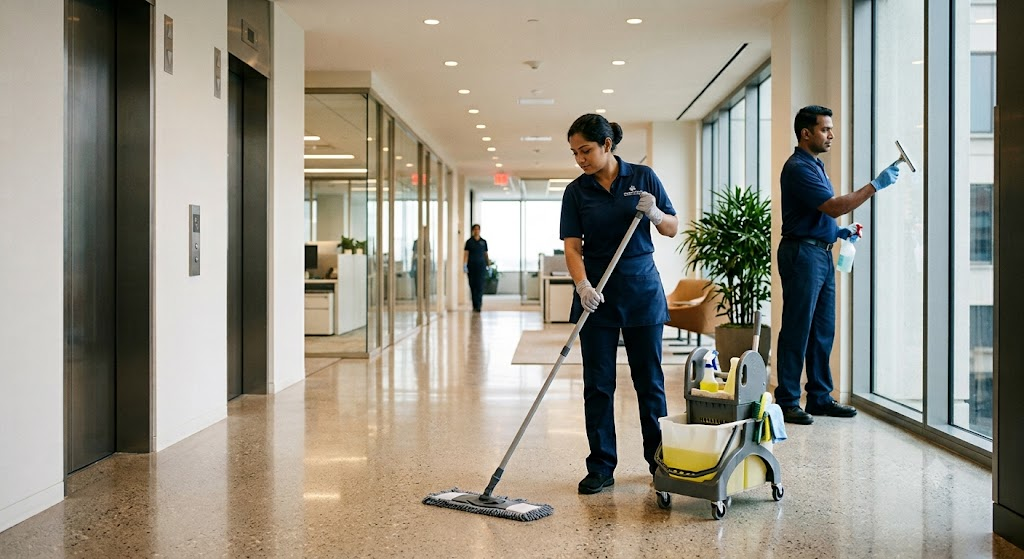 Restroom Sanitation & Scale Removal After