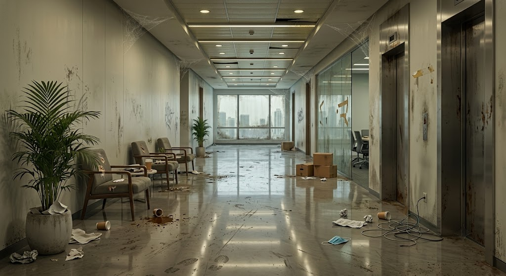 Corporate Lobby & Staircase Upkeep Before
