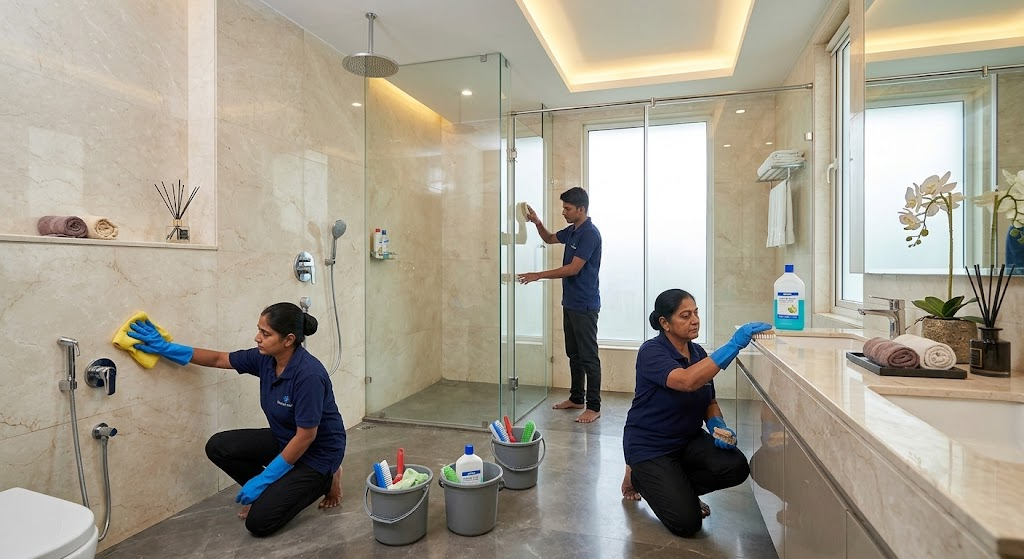 Sanitary Fixtures & Basin Polishing After